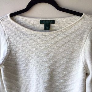 Ralph Lauren Cream Sweater Dress Sz. S